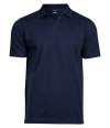 T1404 1404 Tee Jays Luxury Stretch V Neck Polo Shirt Navy colour image